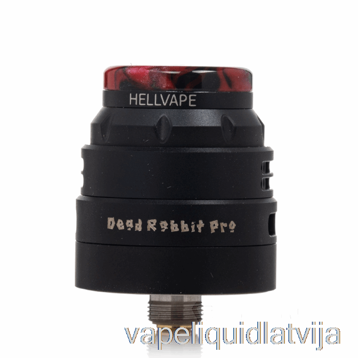 Hellvape Dead Rabbit Pro 24mm Rda Matte Black Vape šķidrums